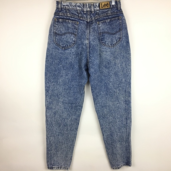 Lee Vintage Jeans Acid Wash High Rise‎ size 14 - Picture 2 of 8